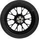 Coastal Moto Marlin Rear Wheel - Solid Black (18") | Dunlop Tire (180/55B18) - 0336-0019  PKG-MAR185SB-ABST
